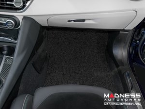 Alfa Romeo Giulia Floor Mats - All Weather - Soft Touch PVC Loop - Front + Rear - Black - RWD